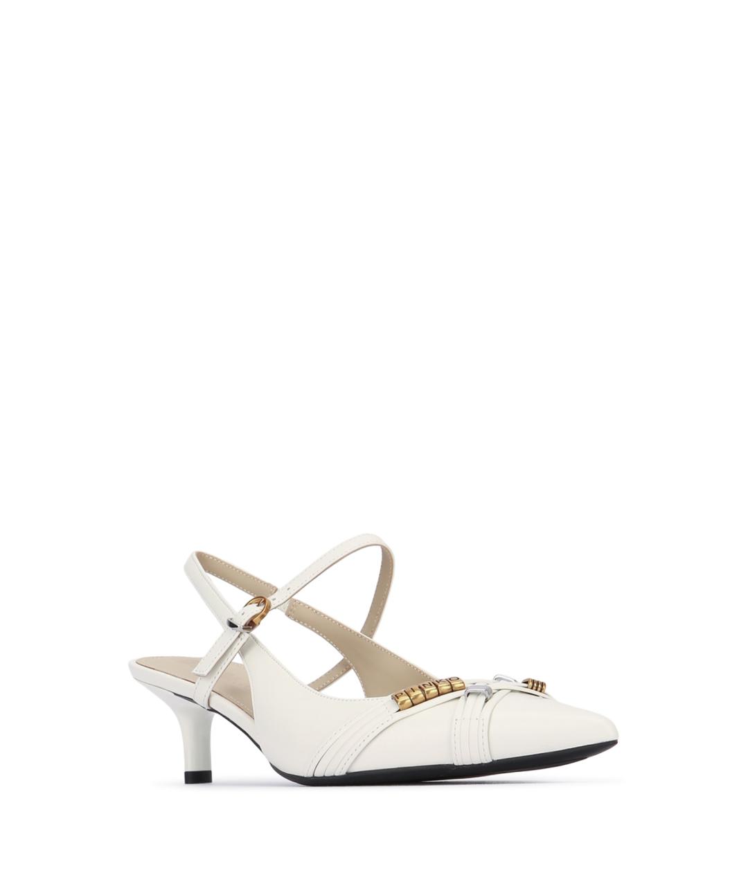 PINKO Белые кожаные туфли, фото 2