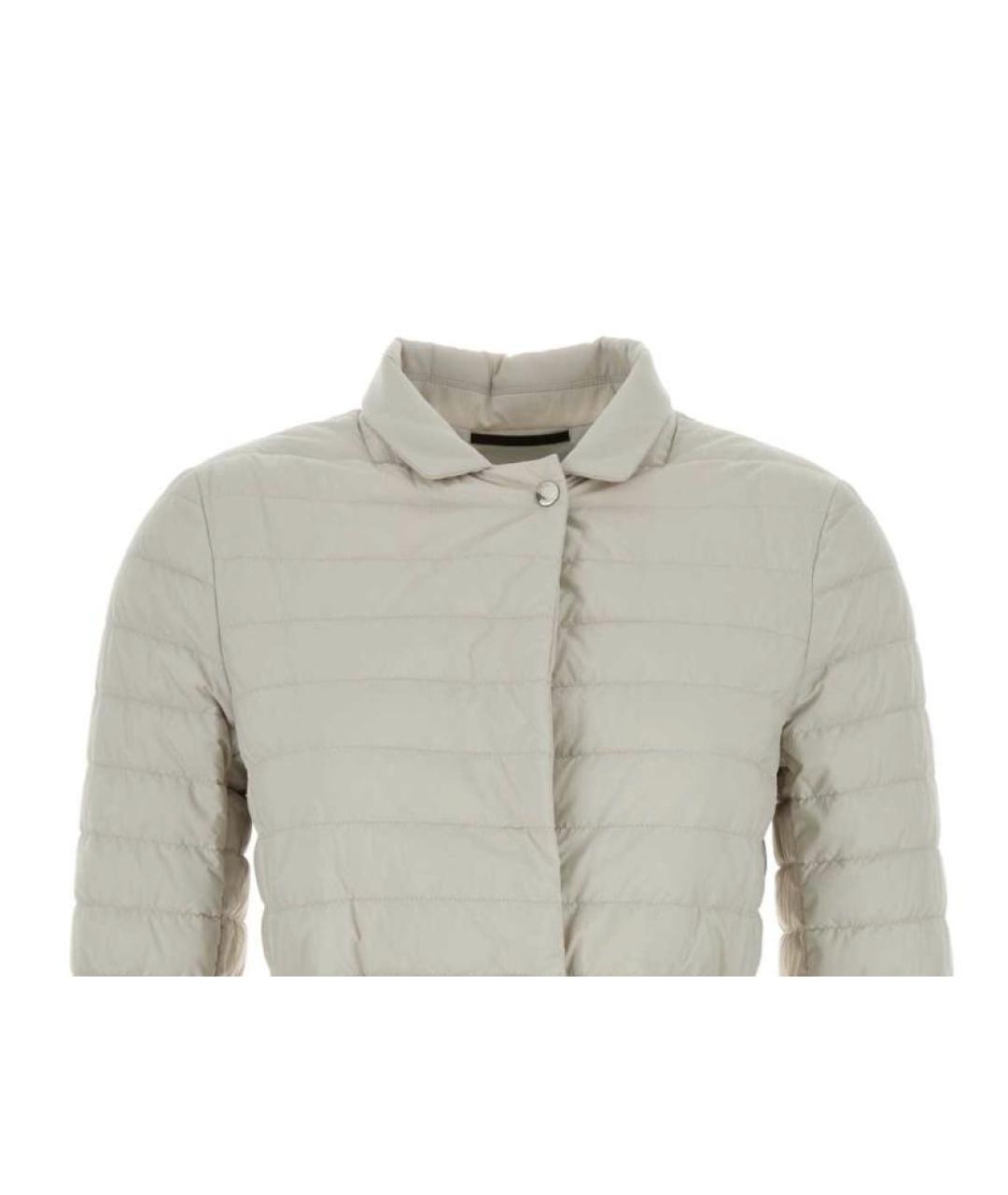 MOORER Белая полиамидовая куртка, фото 3