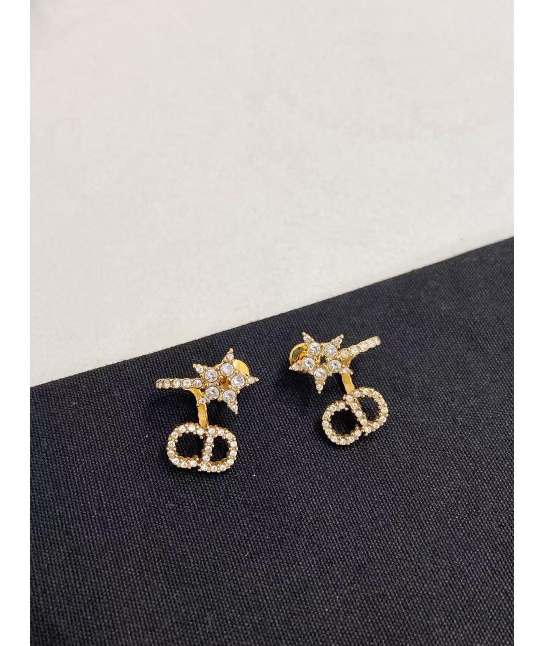 CHRISTIAN DIOR Золотые серьги, фото 2