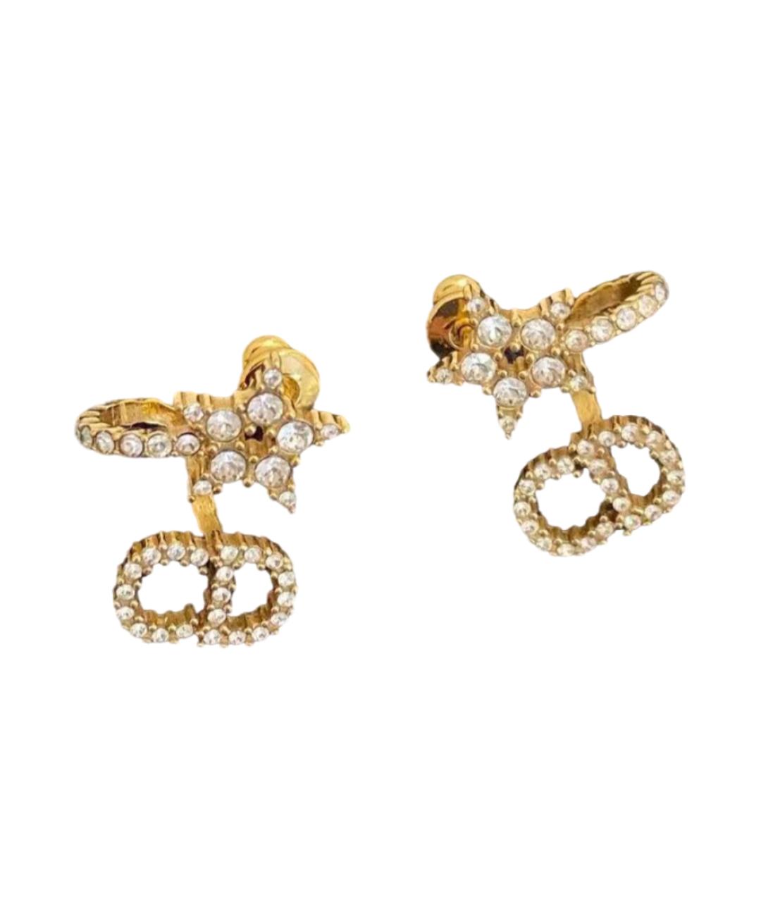 CHRISTIAN DIOR Золотые серьги, фото 1
