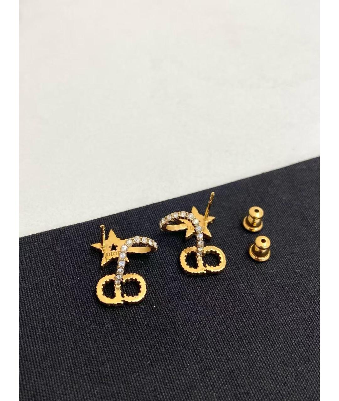 CHRISTIAN DIOR Золотые серьги, фото 4