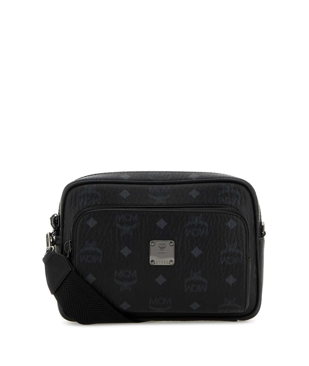 MCM Черная сумка через плечо из искусственной кожи, фото 1