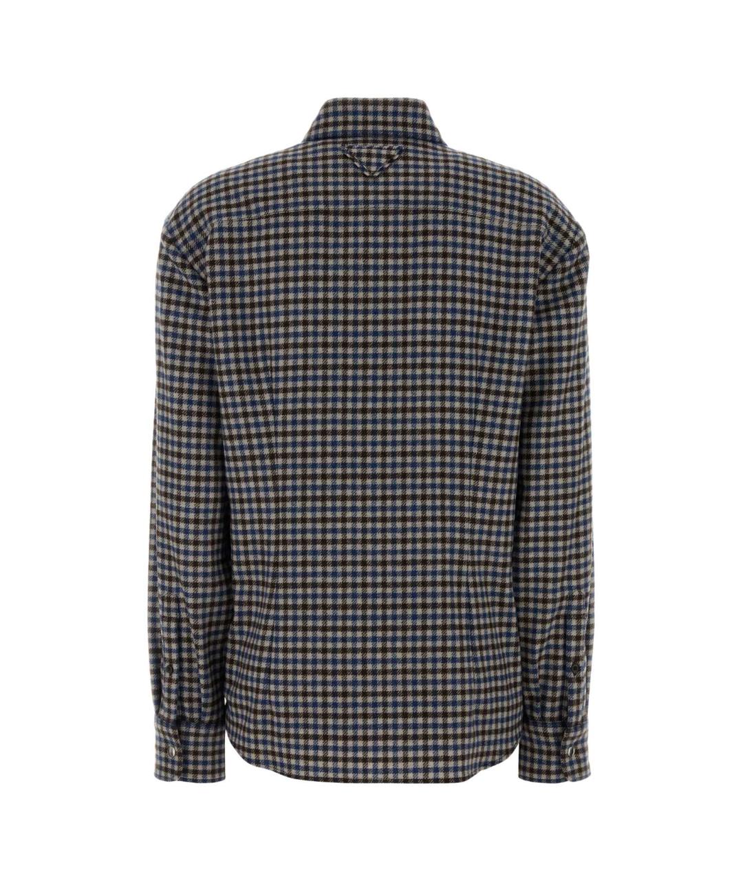 PRADA Мульти шерстяная рубашка, фото 2