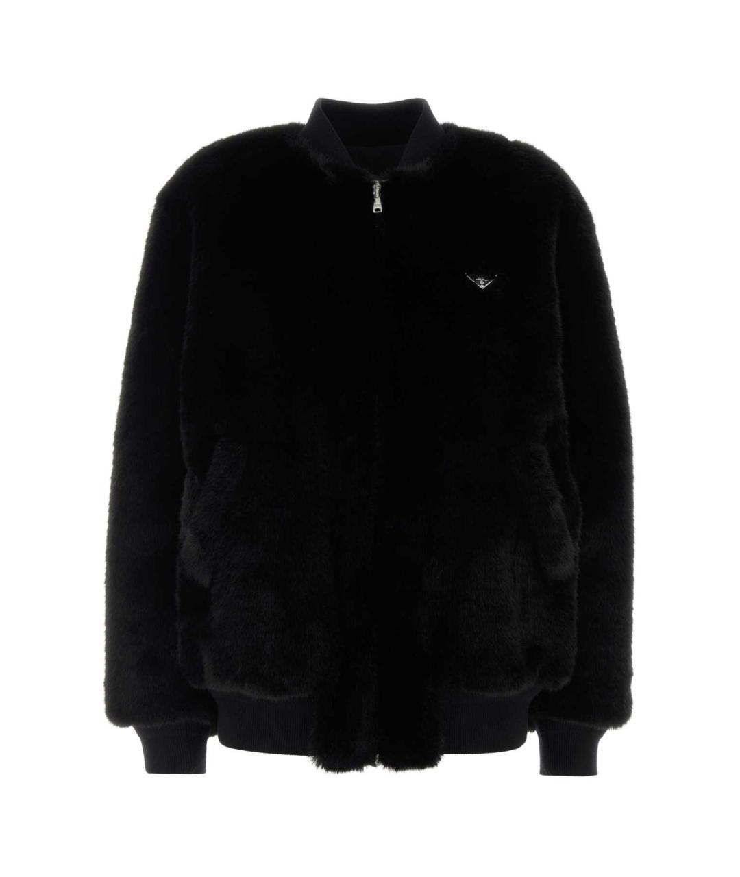 PRADA Черная полиамидовая куртка, фото 1