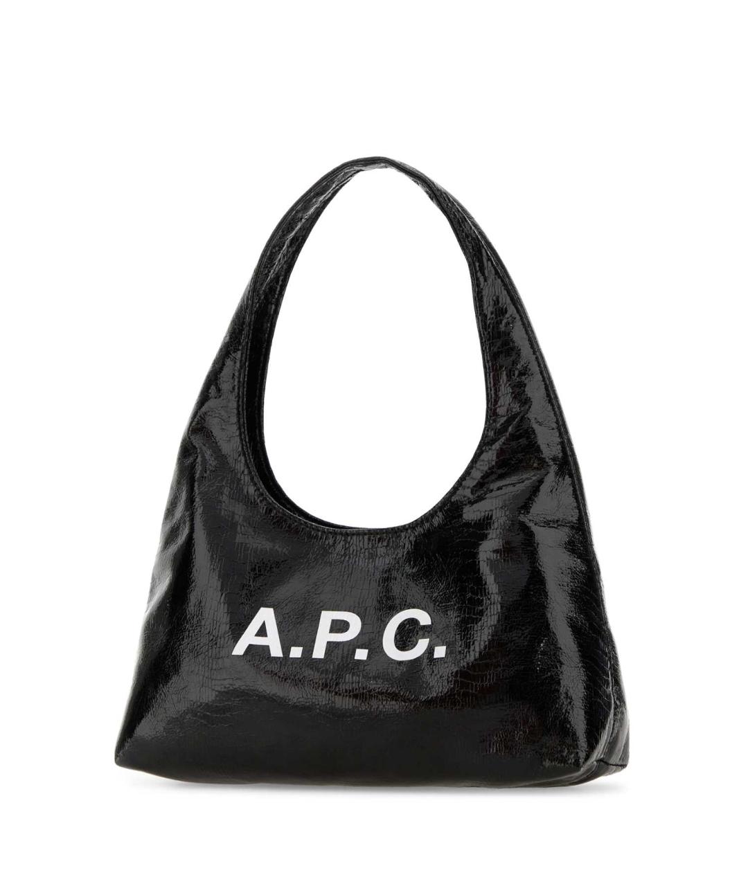 A.P.C. Черная сумка через плечо из искусственной кожи, фото 2