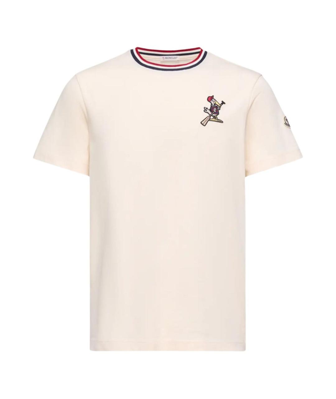 MONCLER Хлопковая футболка, фото 1
