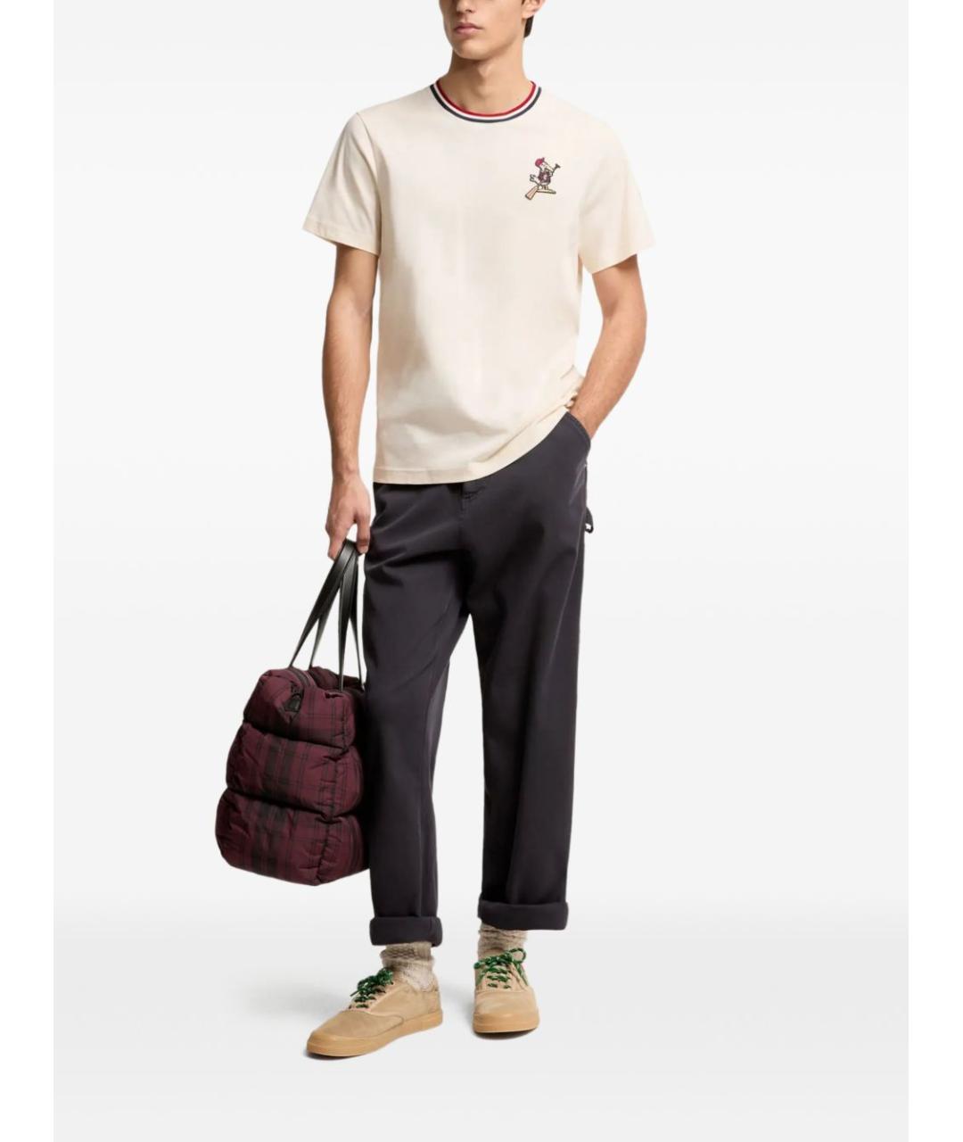 MONCLER Хлопковая футболка, фото 5