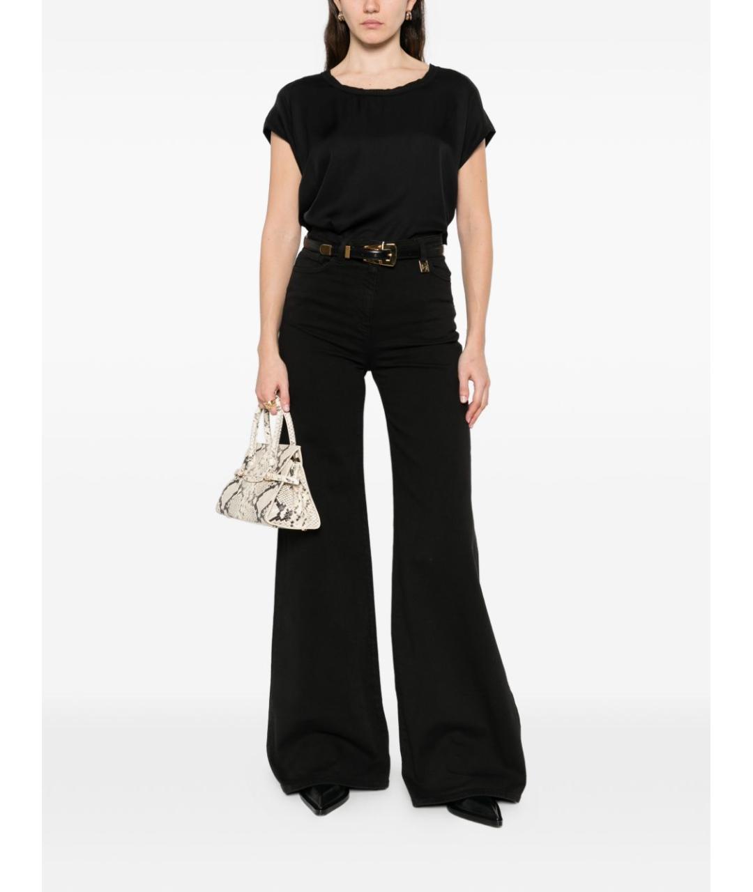 PINKO Черная вискозная блузы, фото 3