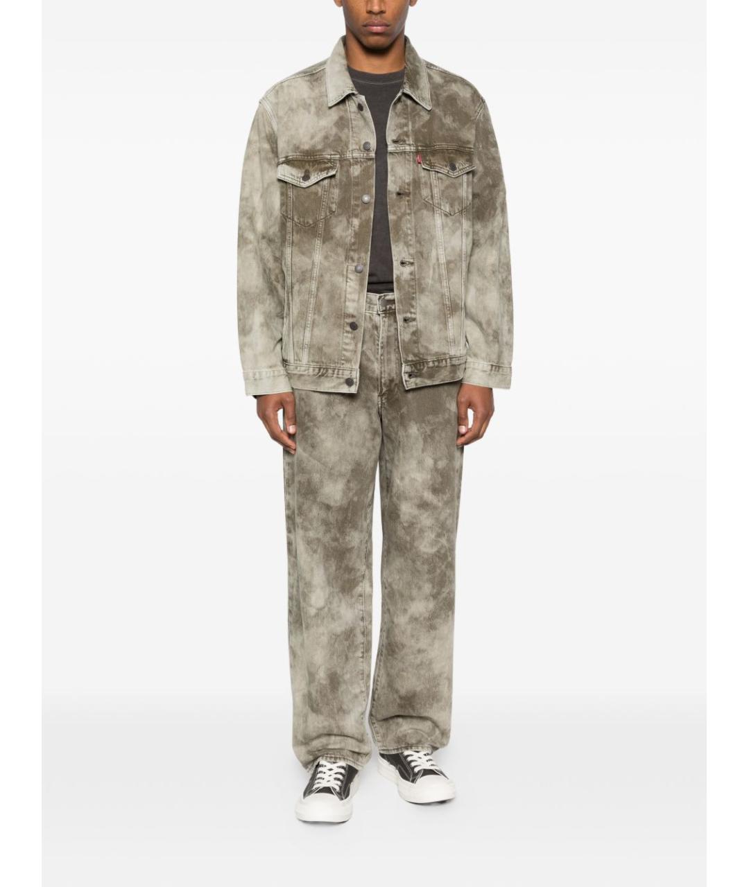 LEVI'S Серая хлопковая куртка, фото 3