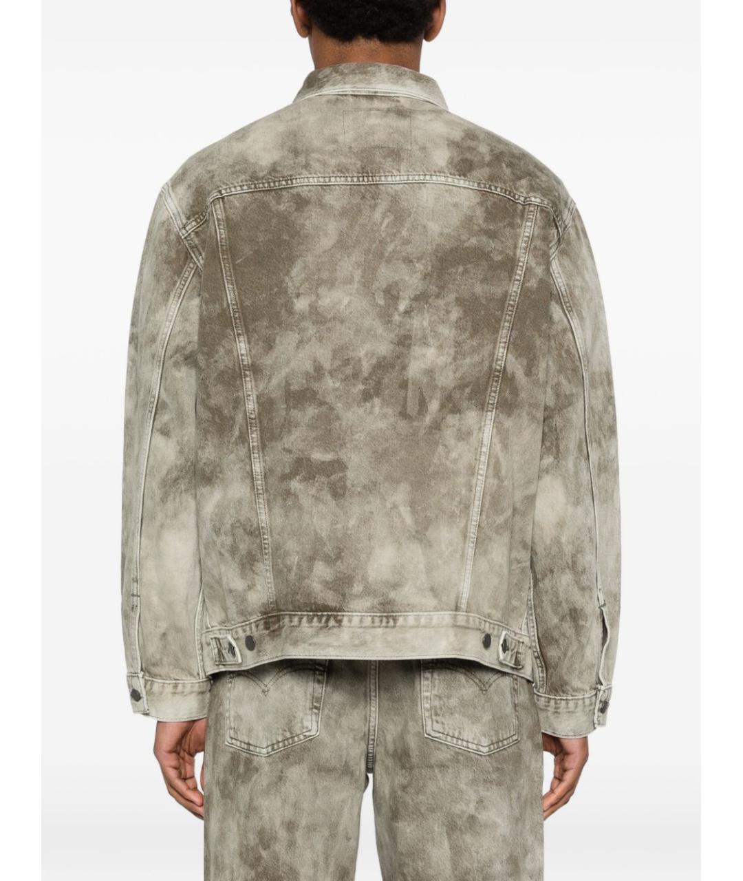 LEVI'S Серая хлопковая куртка, фото 5