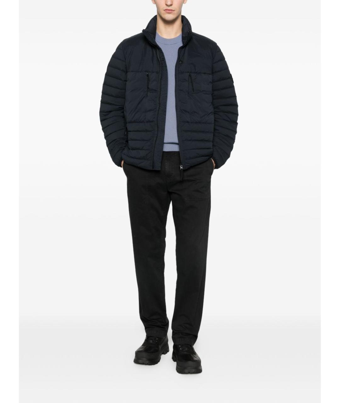 STONE ISLAND Синяя полиамидовая куртка, фото 5