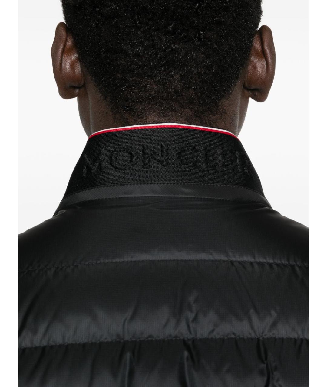 MONCLER Черная полиамидовая куртка, фото 2