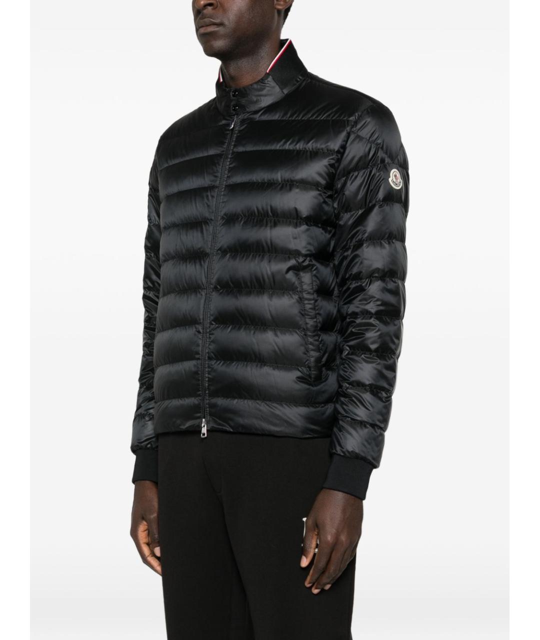 MONCLER Черная полиамидовая куртка, фото 5