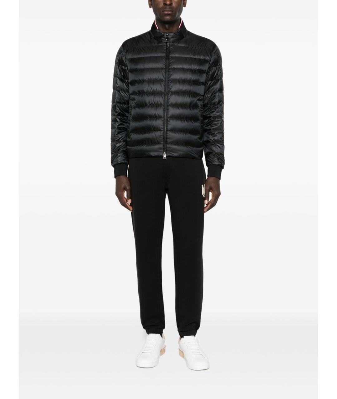 MONCLER Черная полиамидовая куртка, фото 4