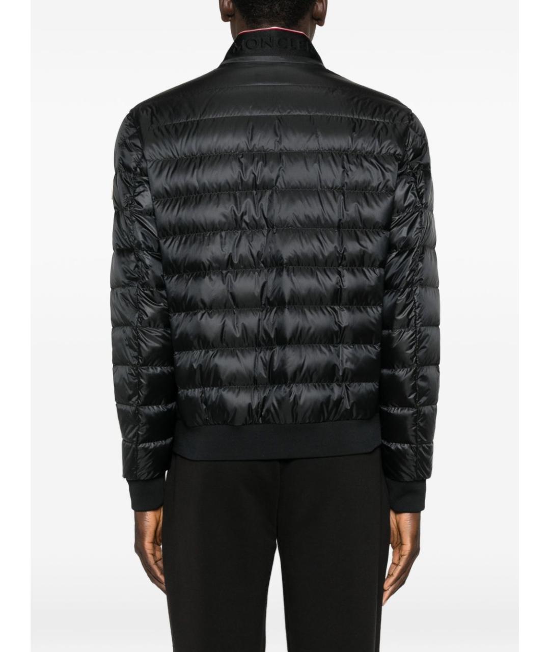 MONCLER Черная полиамидовая куртка, фото 3