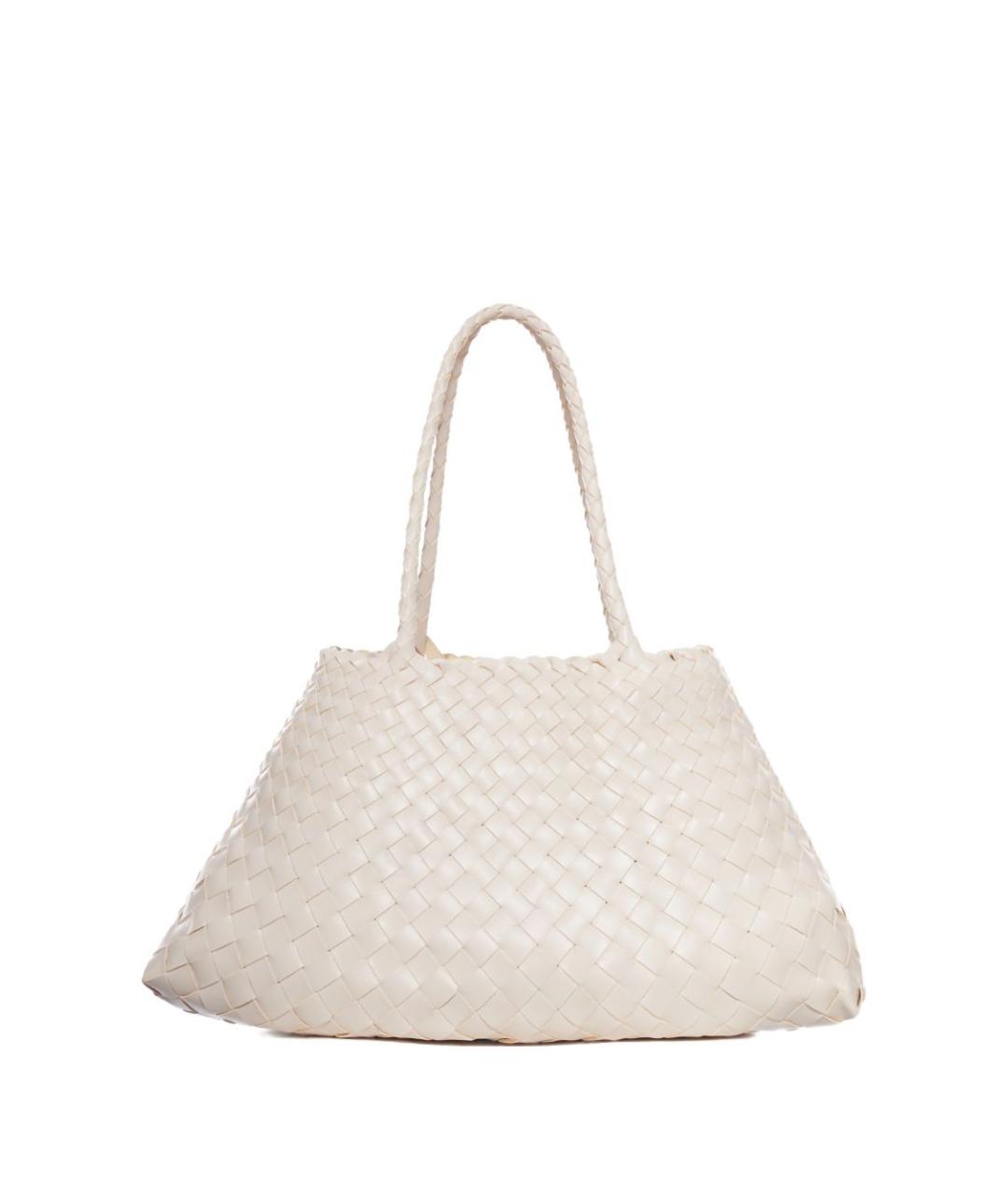 Dragon Diffusion Бежевая кожаная сумка тоут, фото 1