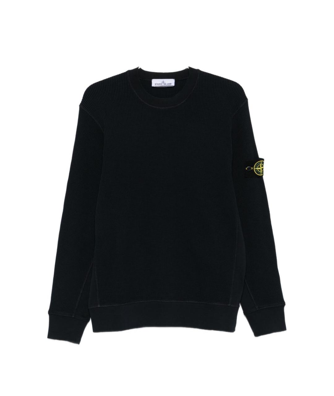 STONE ISLAND Синий хлопковый джемпер / свитер, фото 1