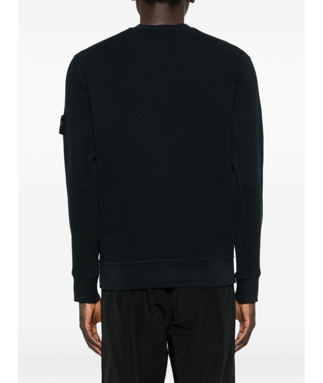 STONE ISLAND Синий хлопковый джемпер / свитер, фото 2