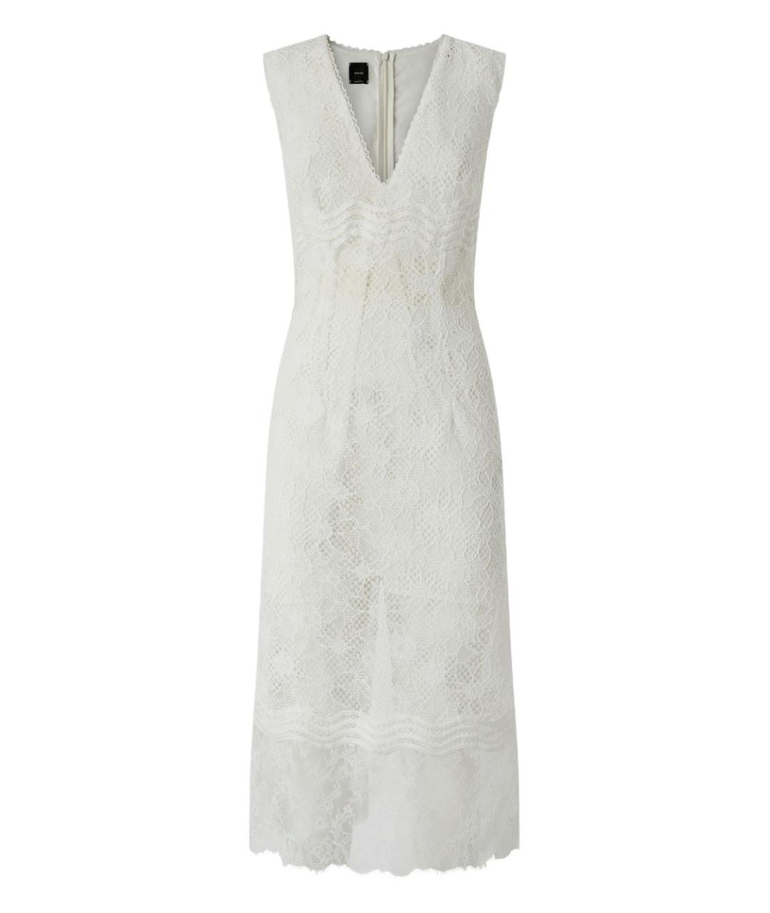 PINKO Белое полиэстеровое платье, фото 1