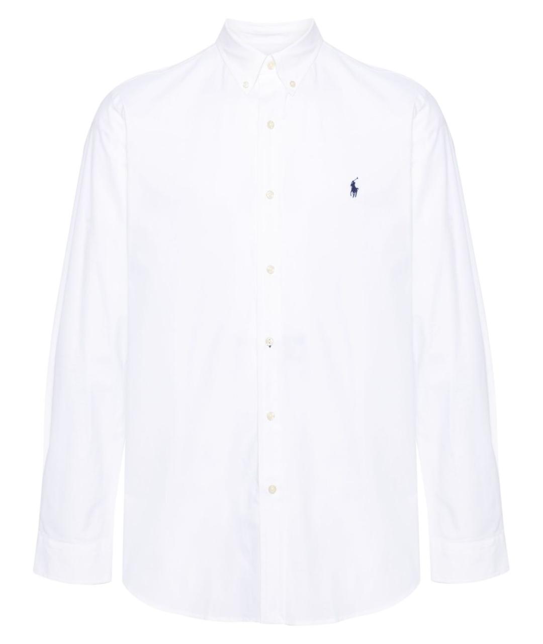 POLO RALPH LAUREN Белая хлопковая классическая рубашка, фото 1
