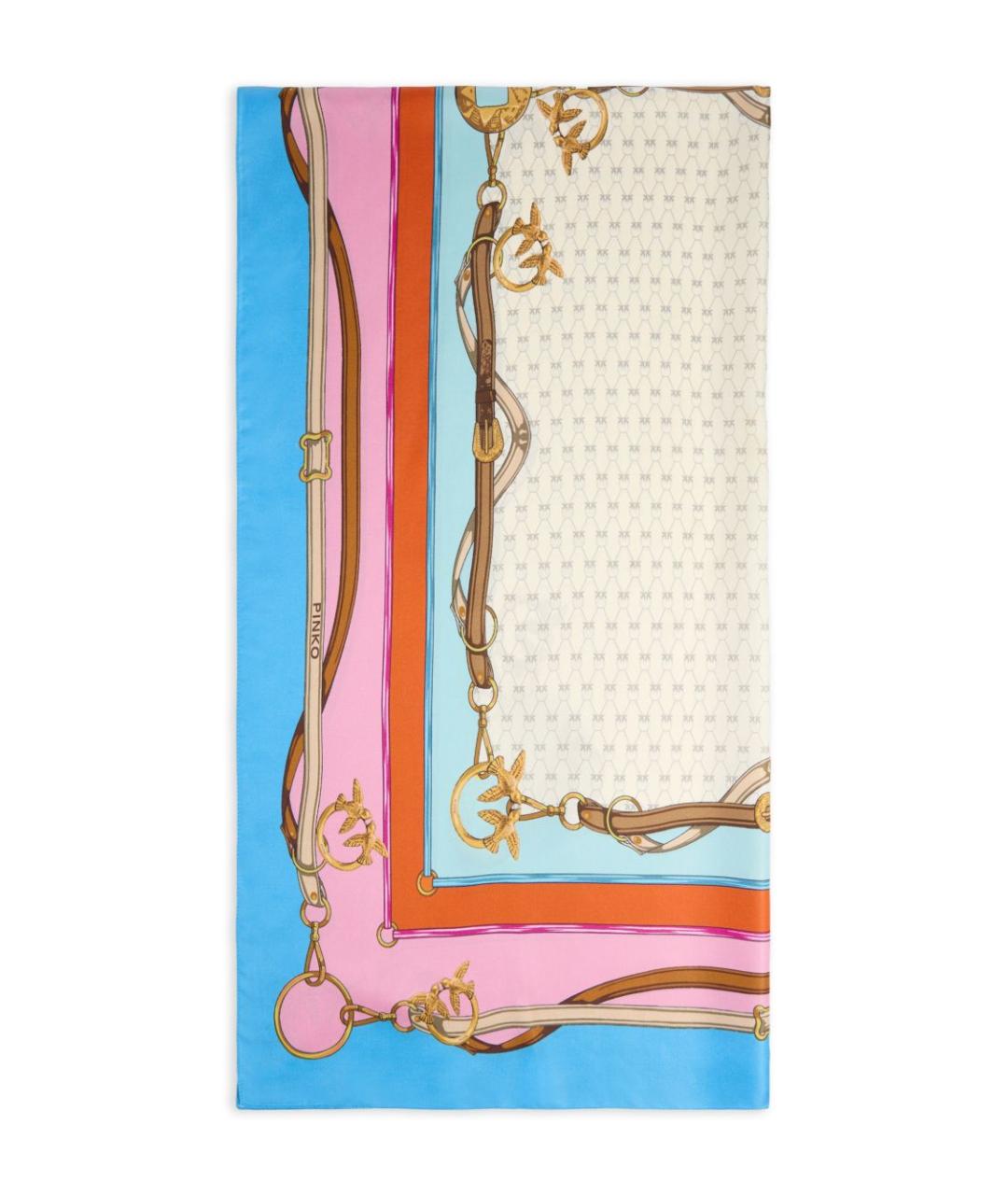 PINKO Мульти шелковый платок, фото 4