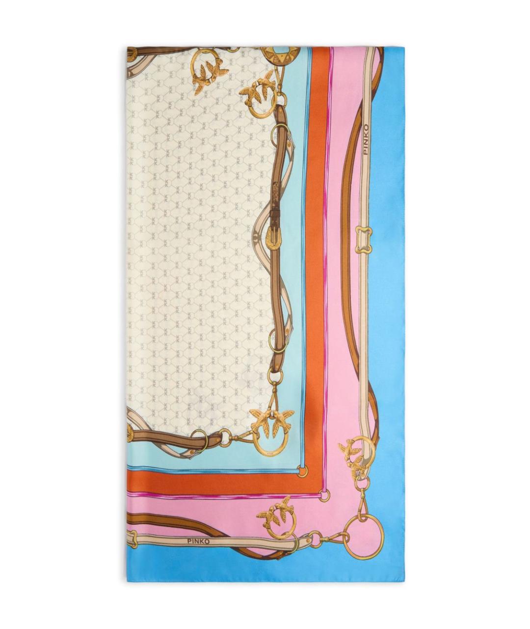 PINKO Мульти шелковый платок, фото 1