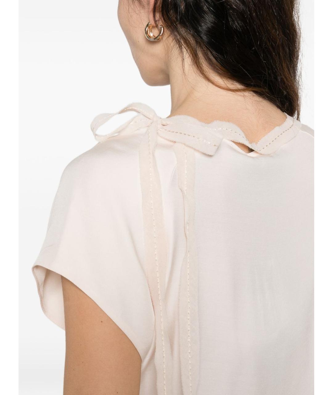 PINKO Розовая вискозная блузы, фото 2