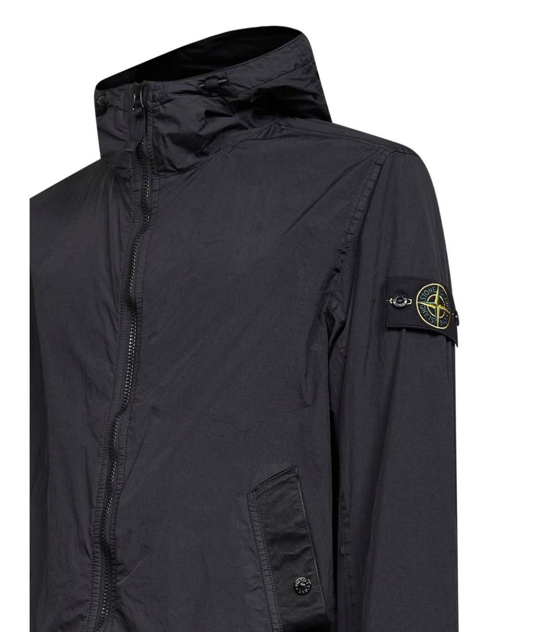 STONE ISLAND Синяя полиамидовая куртка, фото 2