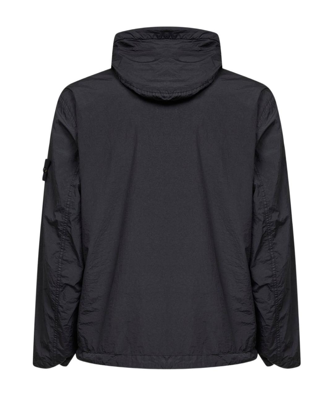 STONE ISLAND Синяя полиамидовая куртка, фото 3