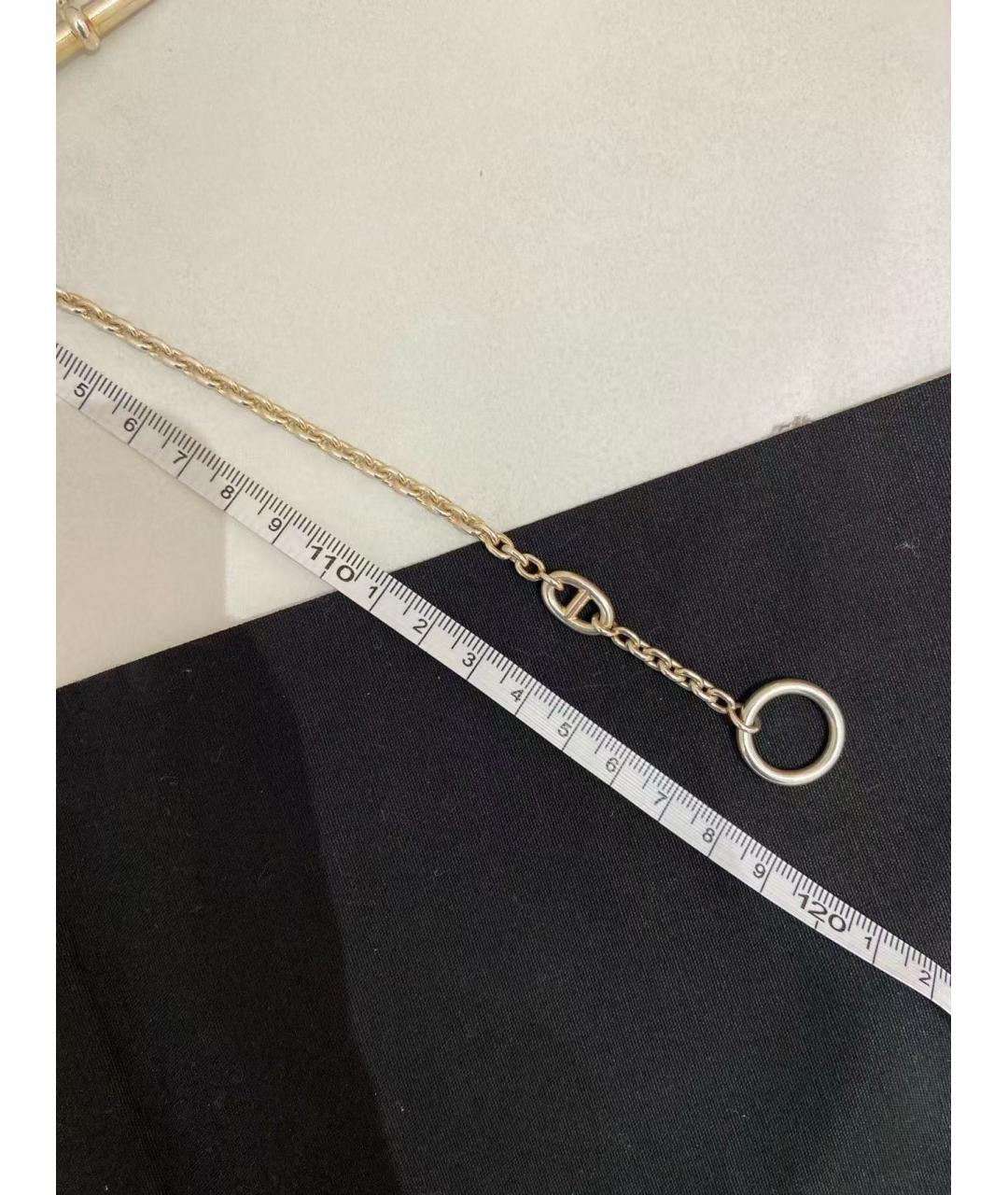 HERMES Серебряное серебряное колье, фото 6