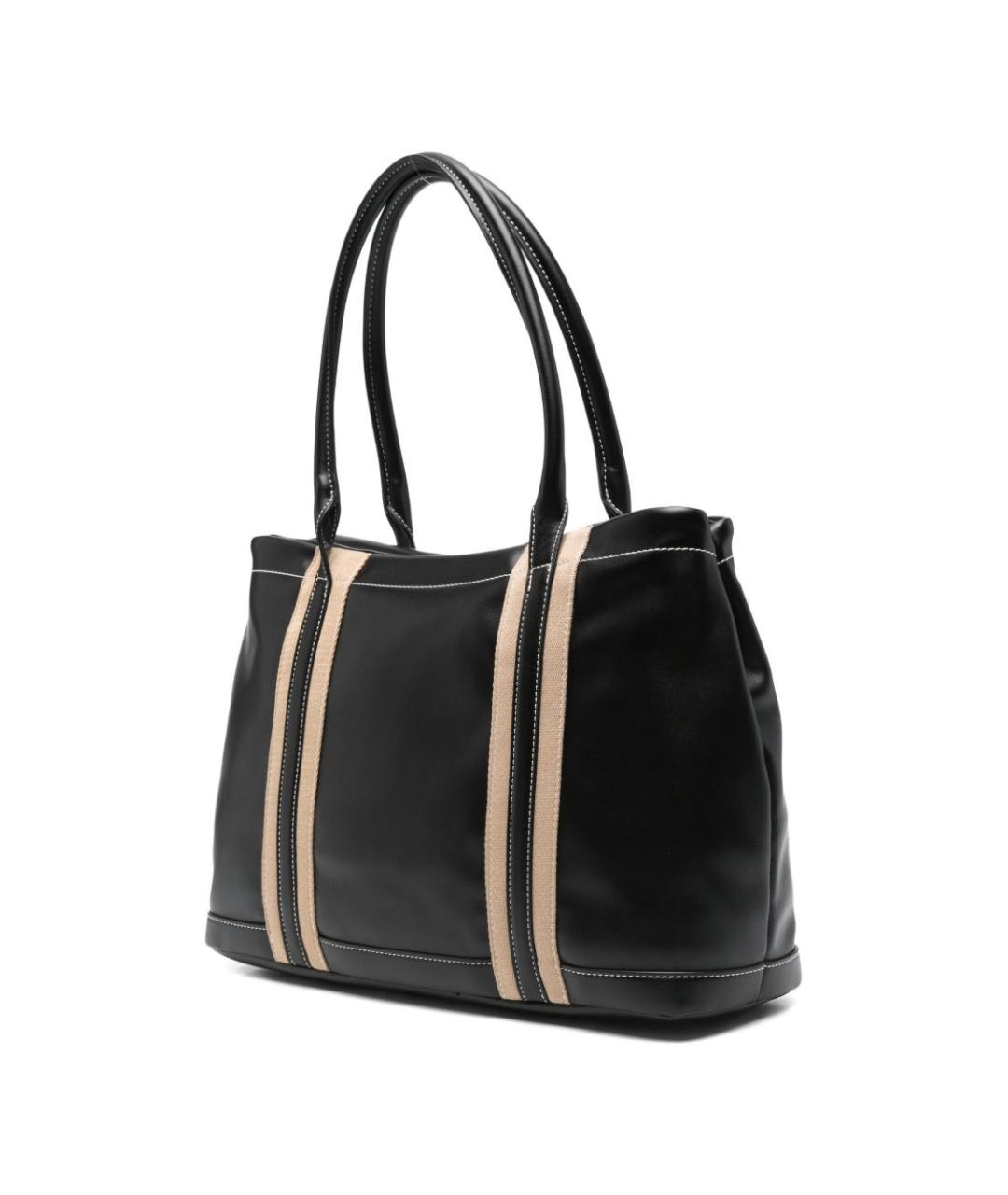 LOVE MOSCHINO Черная сумка тоут из искусственной кожи, фото 2