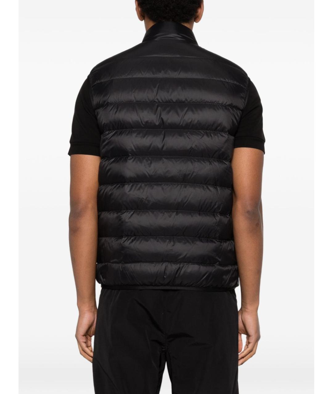 MONCLER Черный полиамидовый жилет, фото 2