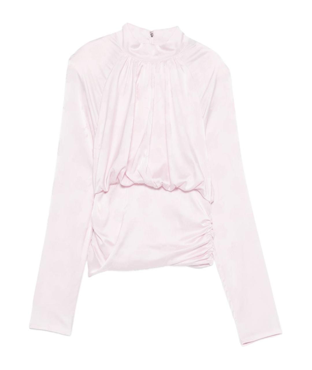 ROTATE Розовая полиэстеровая блузы, фото 1