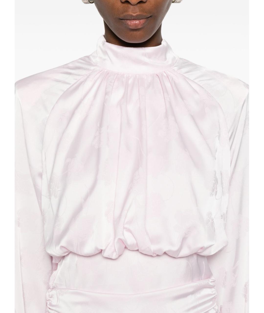 ROTATE Розовая полиэстеровая блузы, фото 2