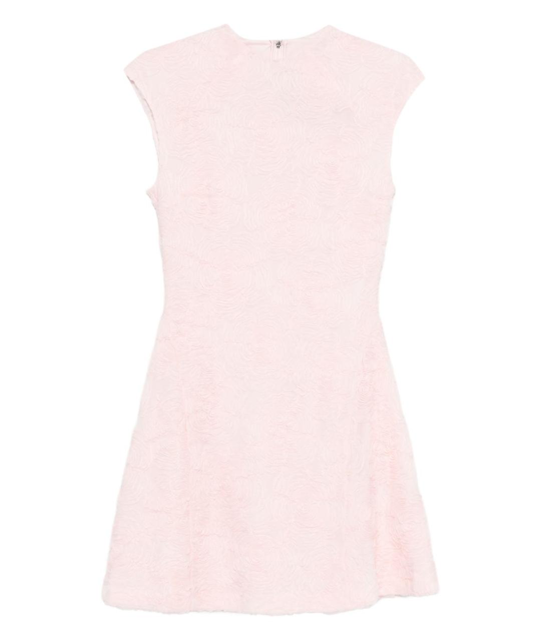ROTATE Розовое полиэстеровое повседневное платье, фото 1