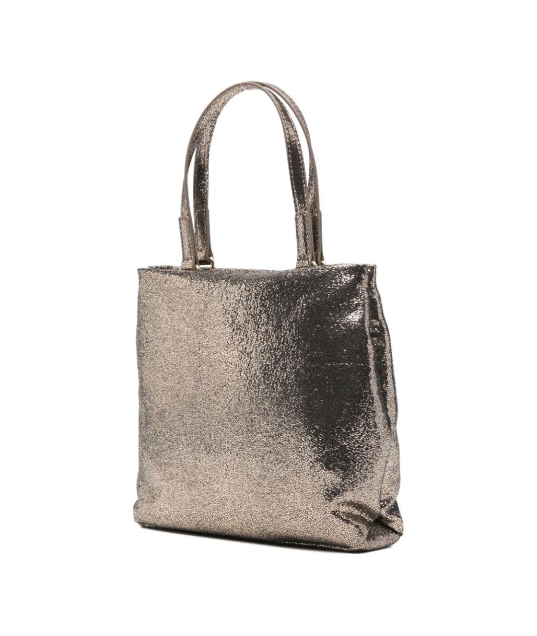 LOVE MOSCHINO Золотая синтетическая сумка тоут, фото 5