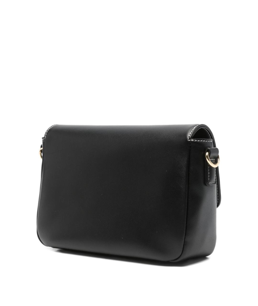 LOVE MOSCHINO Черная сумка через плечо из искусственной кожи, фото 2