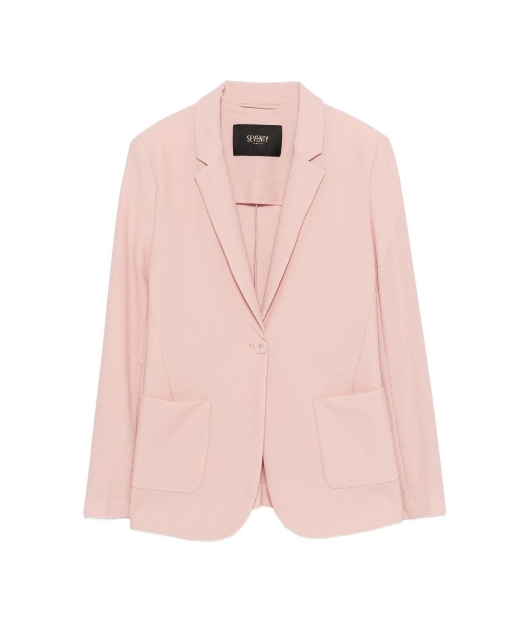 SEVENTY Розовый полиамидовый жакет/пиджак, фото 1