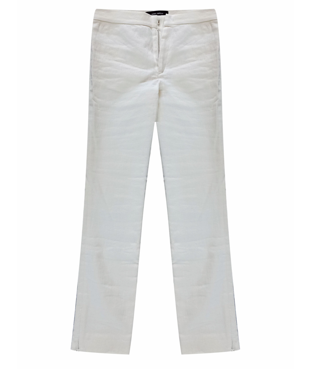 ISABEL MARANT Бежевые льняные брюки узкие, фото 1