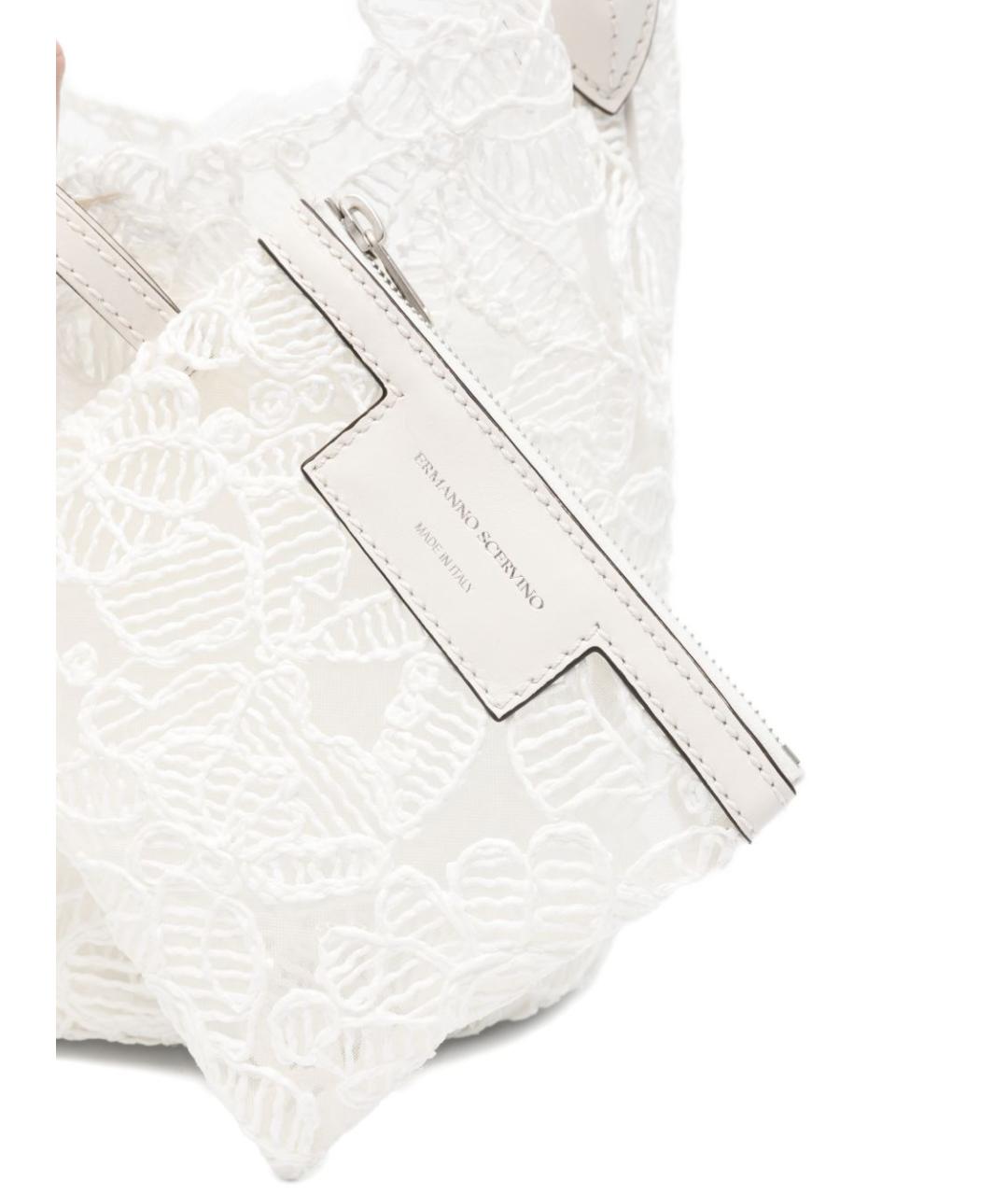 ERMANNO SCERVINO Белая сумка тоут, фото 4