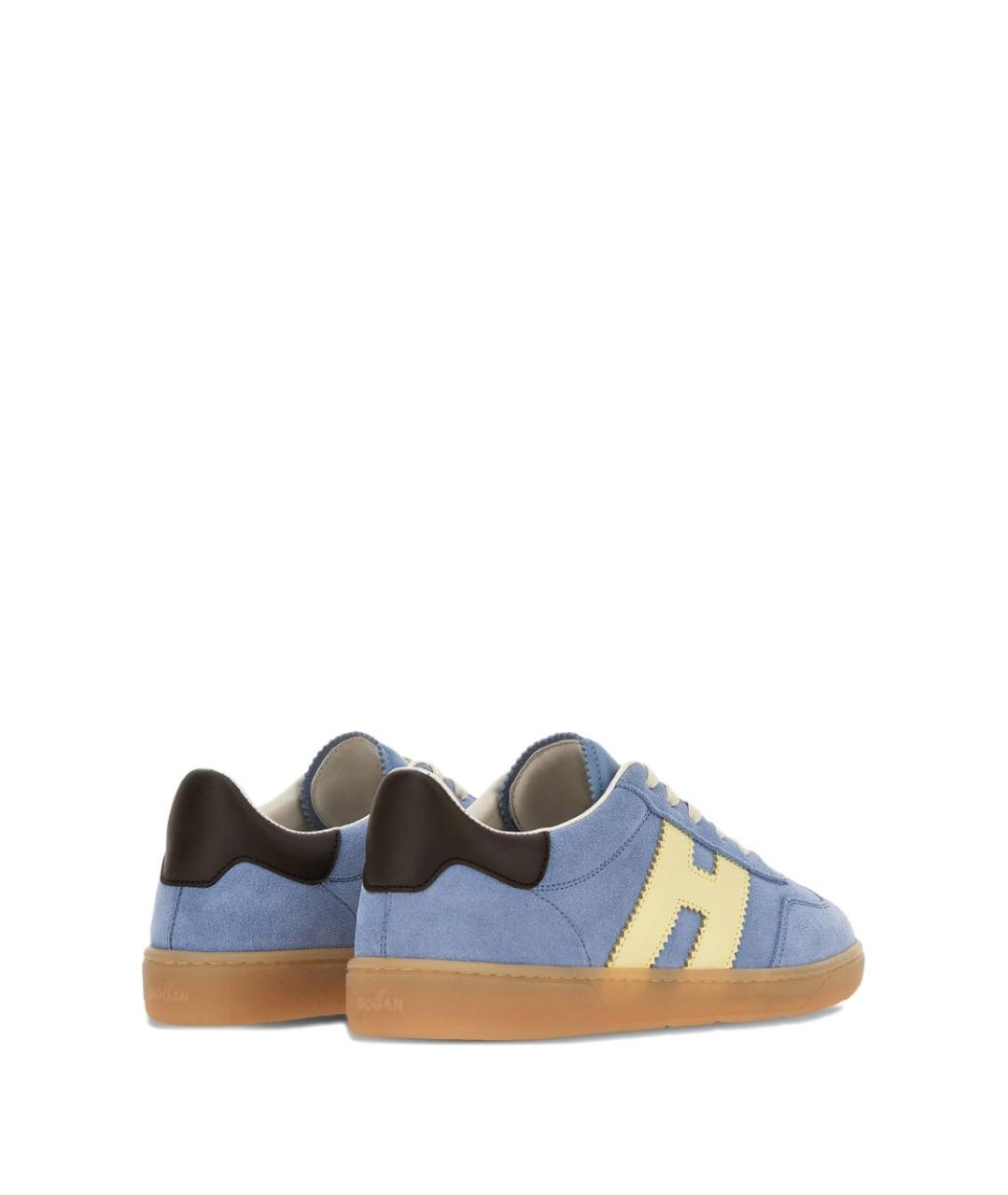 HOGAN Голубые замшевые кеды, фото 3