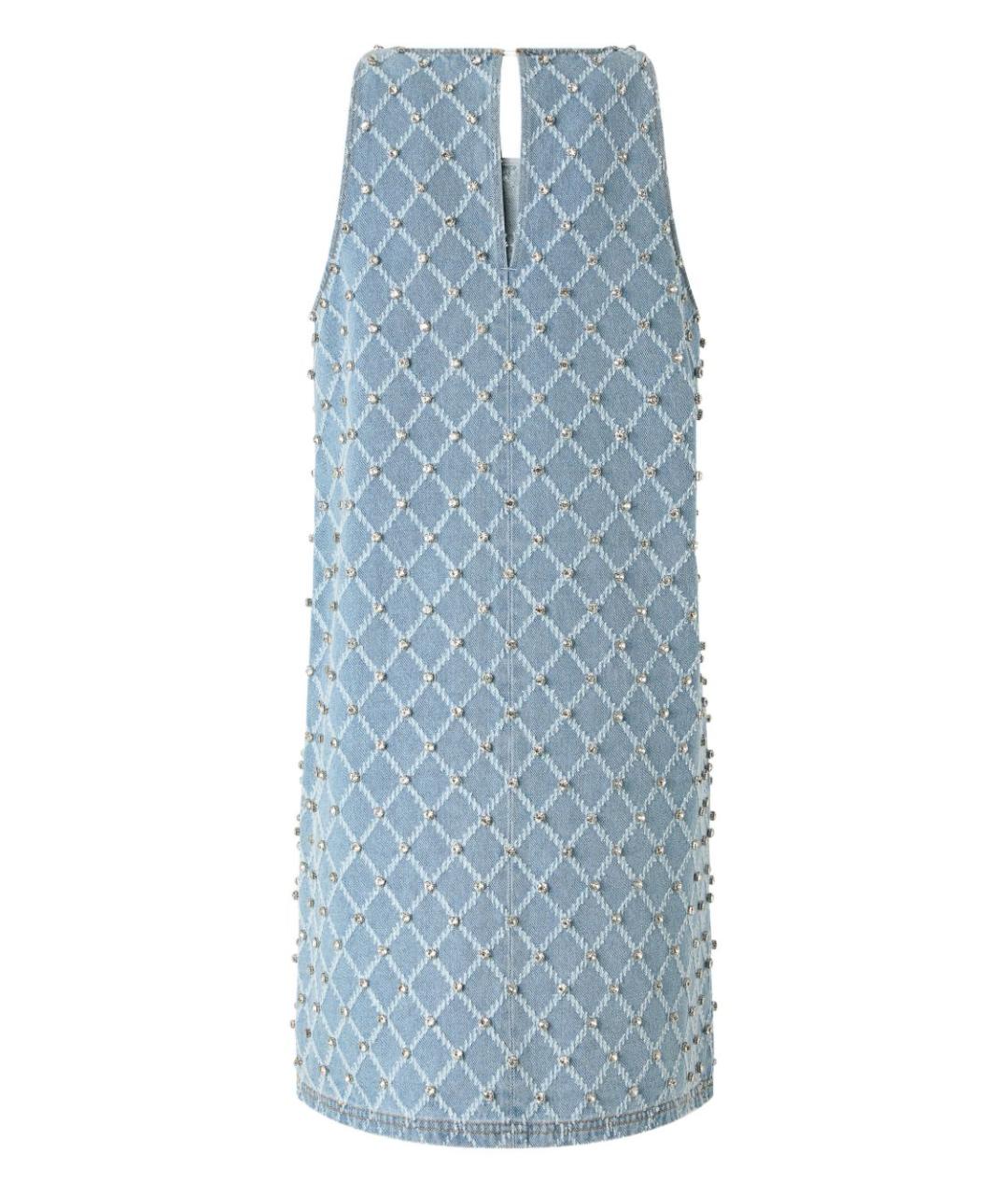 PINKO Синее хлопковое платье, фото 2