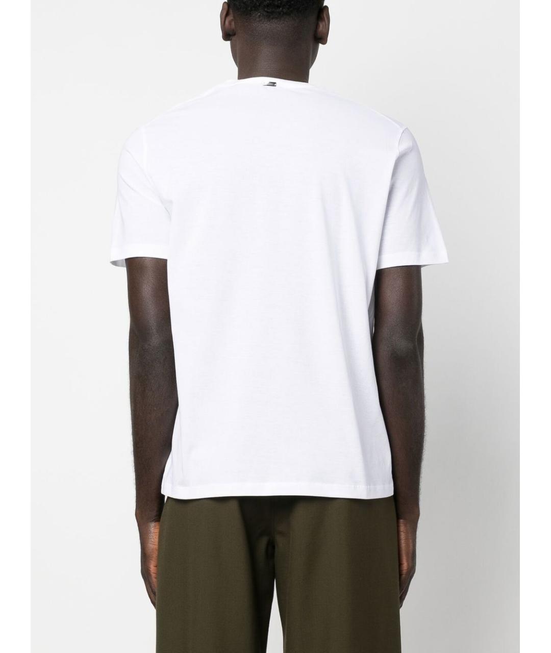 HERNO Белая хлопковая футболка, фото 3