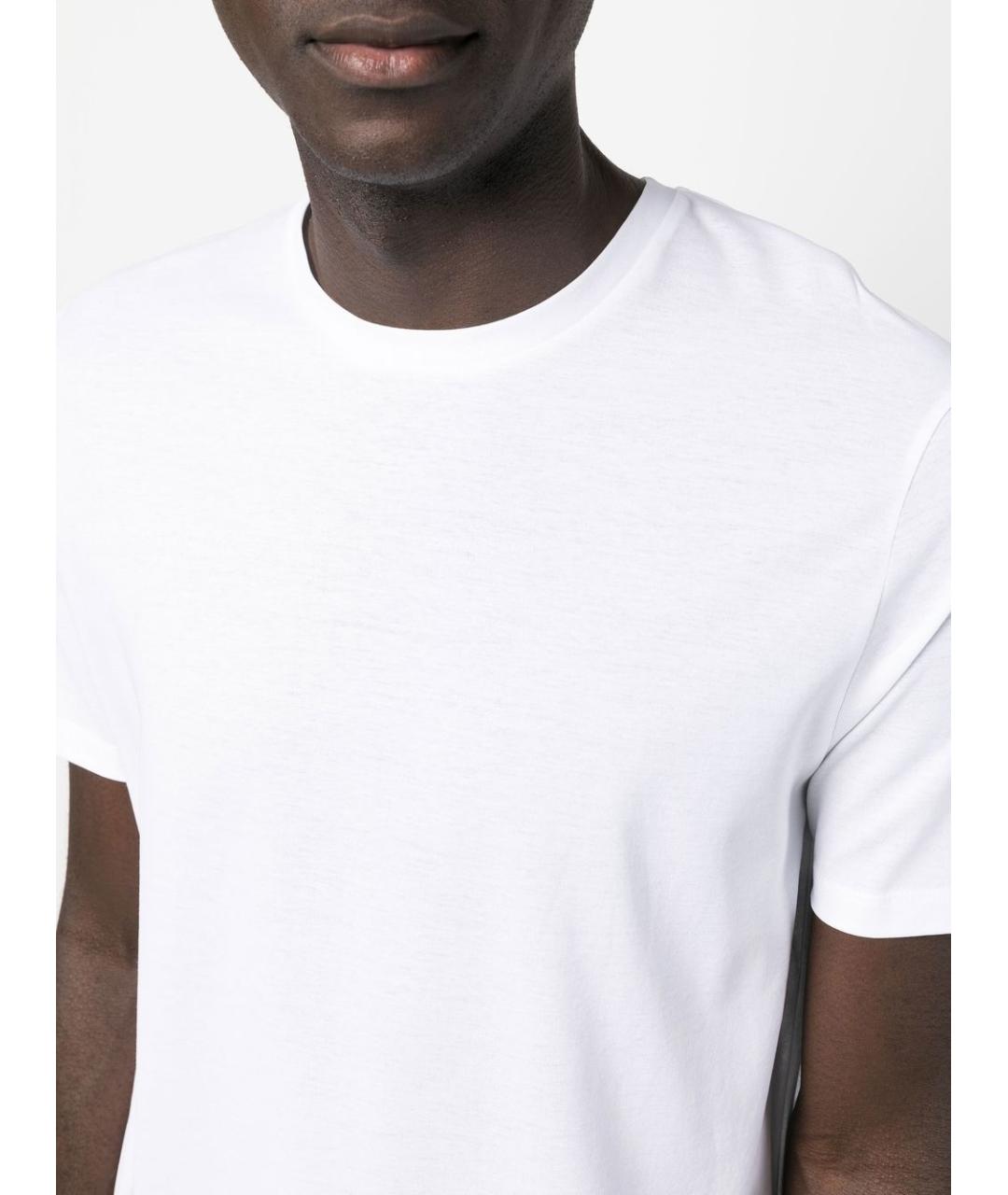 HERNO Белая хлопковая футболка, фото 5