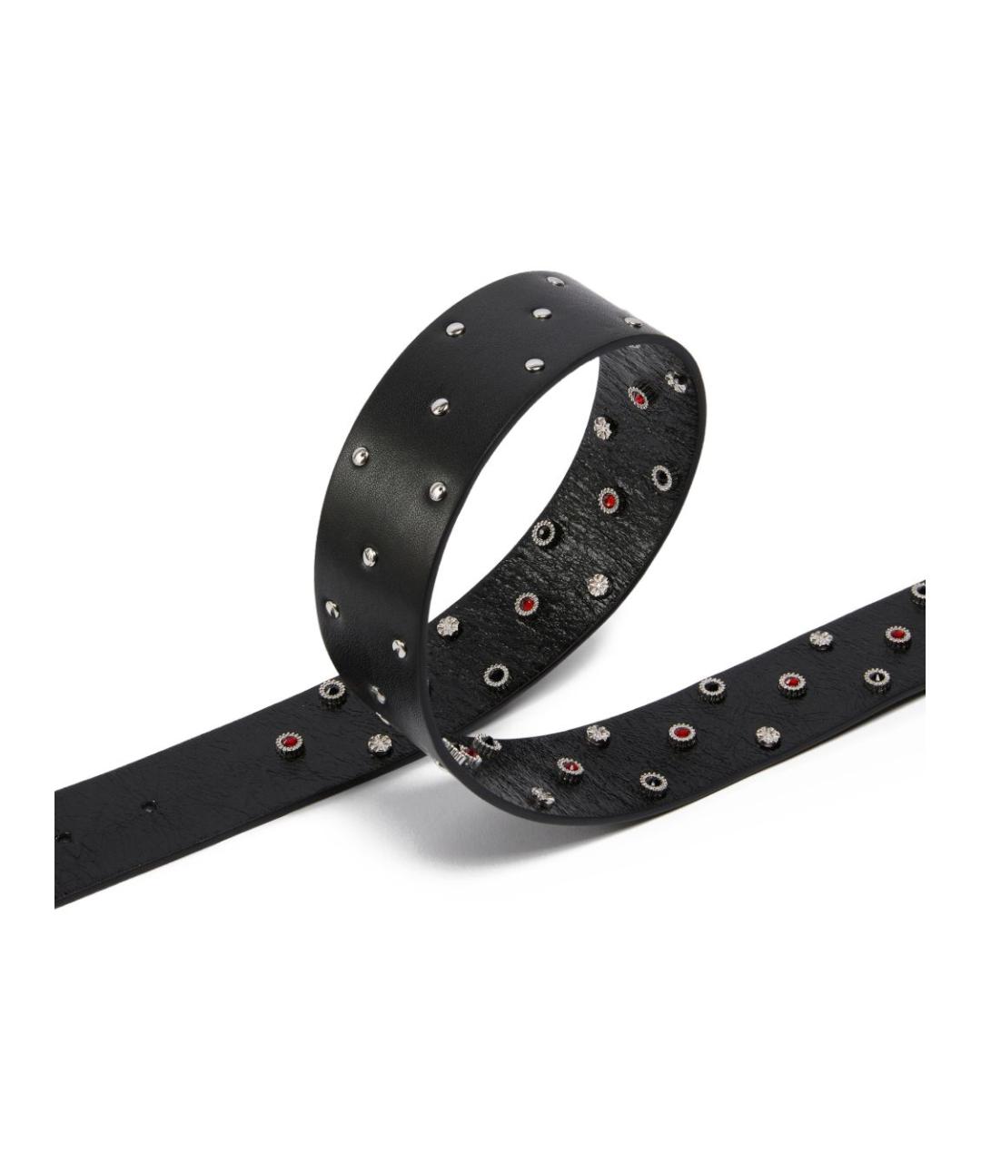 PINKO Черный кожаный ремень, фото 3