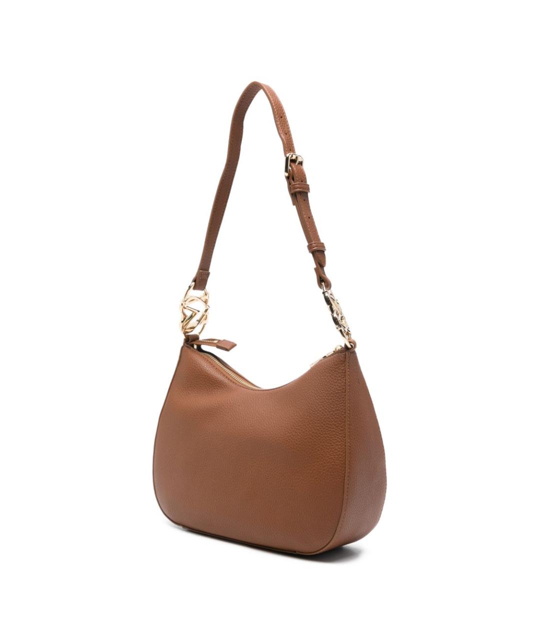 LOVE MOSCHINO Коричневая сумка через плечо из искусственной кожи, фото 5