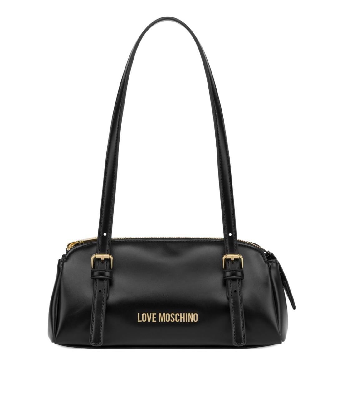 LOVE MOSCHINO Черная сумка через плечо из искусственной кожи, фото 1