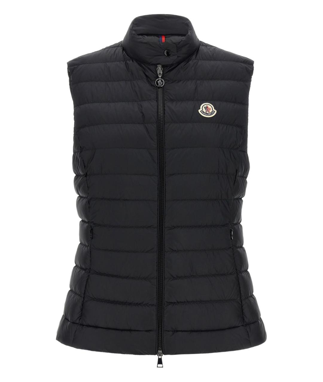 MONCLER Черный полиамидовый жилет, фото 1