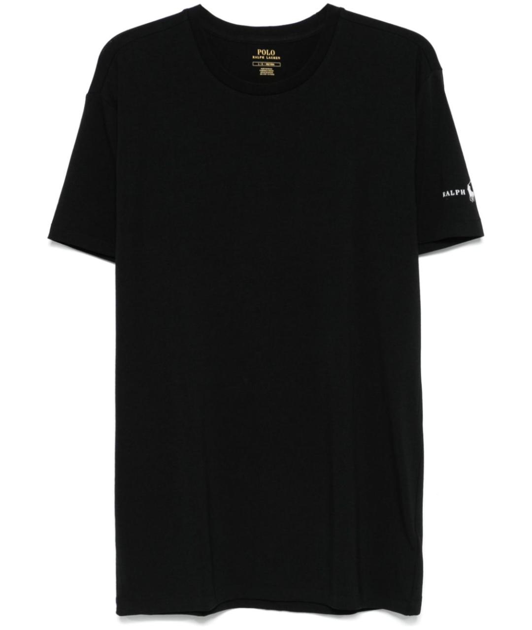 POLO RALPH LAUREN Черная хлопковая футболка, фото 1