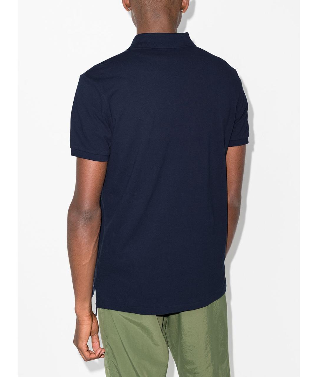 POLO RALPH LAUREN Синяя хлопковая футболка, фото 3